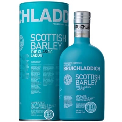 布赫拉迪經(jīng)典大麥單一麥芽蘇格蘭威士忌 Bruichladdich Scottish Barley The Laddie Classic Unpeated Single Malt Scotch Whisky 700ml