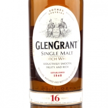格蘭冠16年單一麥芽蘇格蘭威士忌 Glen Grant Aged 16 Years Single Malt Scotch Whisky 700ml