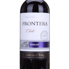 干露酒莊遠(yuǎn)山梅洛半干紅葡萄酒 Concha y Toro Frontera Merlot 750ml（木塞旋塞隨機(jī)發(fā)）