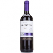 干露酒莊遠山梅洛半干紅葡萄酒 Concha y Toro Frontera Merlot 750ml（木塞旋塞隨機發(fā)）