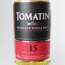 湯瑪丁15年單一麥芽蘇格蘭威士忌 Tomatin 15YO Highland Single Malt Scotch Whisky 700ml