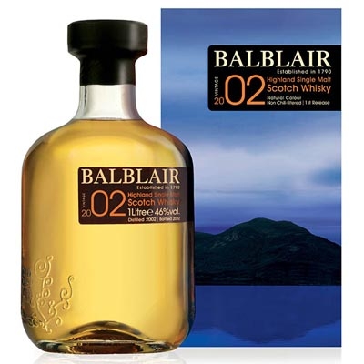 巴布萊爾2002年第一版單一麥芽蘇格蘭威士忌 Balblair Vintage 2002 1st Release Highland Single Malt Scotch Whisky 700ml