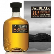 巴布萊爾1983年單桶單一麥芽蘇格蘭威士忌 Balblair Vintage 1983 Single Cask Highland Single Malt Scotch Whisky 700ml