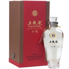 五糧液酒10年 500ml（新舊包裝隨機(jī)發(fā)貨）