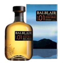 巴布萊爾2001年單一麥芽蘇格蘭威士忌 Balblair Vintage 2001 Highland Single Malt Scotch Whisky 700ml