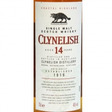 克里尼利基14年單一麥芽蘇格蘭威士忌 Clynelish Aged 14 Years Highland Single Malt Scotch Whisky 700ml