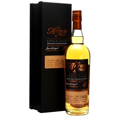 艾倫波本單桶單一麥芽蘇格蘭威士忌 Arran Premium Single Bourbon Cask Single Malt Scotch Whisky 700ml