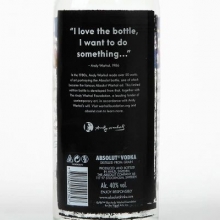 絕對(duì)伏特加安迪沃霍爾限量版 Absolut Vodka Andy Warhol 700ml