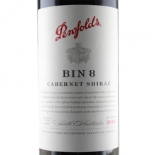 奔富酒莊BIN8干紅葡萄酒 Penfolds Bin 8 Cabernet Shiraz 750ml（木塞旋塞隨機發(fā)）