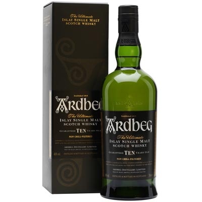 阿貝10年單一麥芽蘇格蘭威士忌 Ardbeg Guaranteed Ten Years Old Islay Single Malt Scotch Whisky 700ml