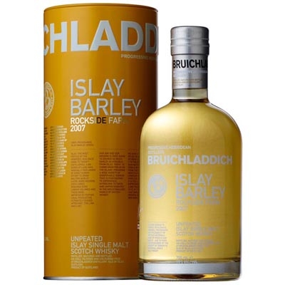 布赫拉迪艾雷島大麥2007版單一麥芽蘇格蘭威士忌 Bruichladdich Islay Barley 2007 Unpeated Single Malt Scotch Whisky 700ml