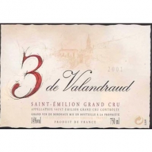 瓦蘭德魯莊園3號干紅葡萄酒 3 de Valandraud 750ml