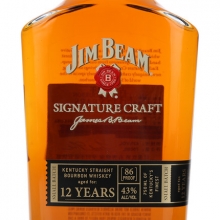 占邊12年簽名版小批量波本威士忌 Jim Beam Signature Craft 12 Year Old Small Batch Bourbon Whiskey 700ml