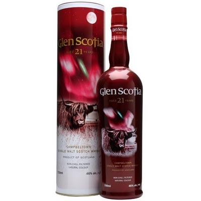 格蘭帝21年單一麥芽蘇格蘭威士忌 Glen Scotia Aged 21 Years Campbeltown Single Malt Scotch Whisky 700ml