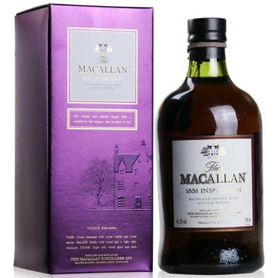 麥卡倫1851靈感限量版單一麥芽蘇格蘭威士忌 Macallan 1851 Inspiration Highland Single Malt Scotch Whisky 700ml
