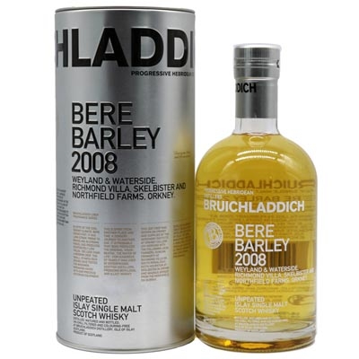 布赫拉迪古卓大麥2008版單一麥芽蘇格蘭威士忌 Bruichladdich Bere Barley 2008 Unpeated Single Malt Scotch Whisky 700ml