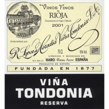 洛佩茲雷迪亞唐多尼亞酒莊珍藏干紅葡萄酒 R. Lopez de Heredia Vina Tondonia Reserva 750ml