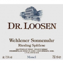 露森酒莊溫勒內(nèi)日晷園雷司令晚收白葡萄酒 Dr. Loosen Wehlener Sonnenuhr Riesling Spatlese 750ml