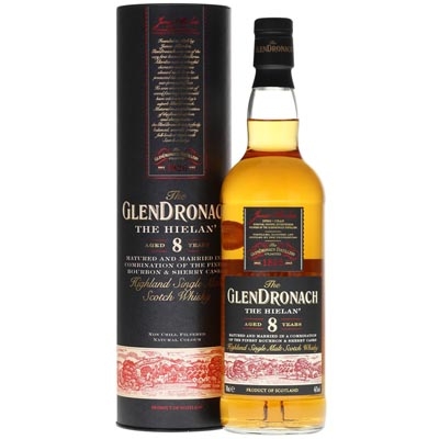 格蘭多納8年單一麥芽蘇格蘭威士忌 Glendronach Aged 8 Years The Hielan Highland Single Malt Scotch Whisky 700ml