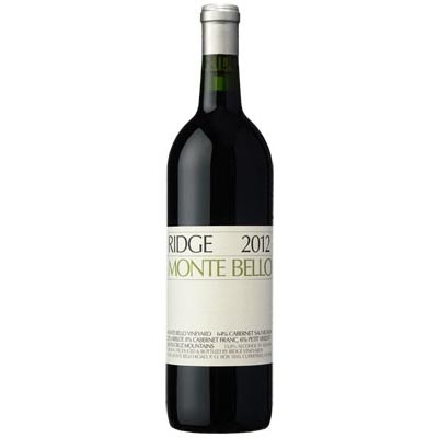 山脊酒莊蒙特貝羅園干紅葡萄酒 Ridge Vineyards Monte Bello 750ml