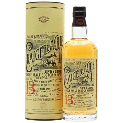 克萊嘉赫13年單一麥芽蘇格蘭威士忌 Craigellachie Aged 13 Years Speyside Single Malt Scotch Whisky 700ml
