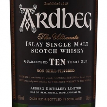 阿貝10年單一麥芽蘇格蘭威士忌 Ardbeg Guaranteed Ten Years Old Islay Single Malt Scotch Whisky 700ml