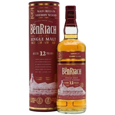 本利亞克12年紅鼎雪莉桶單一麥芽蘇格蘭威士忌 Benriach Aged 12 Years Sherry Wood Single Malt Scotch Whisky 700ml
