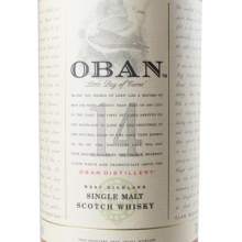 歐本14年單一麥芽蘇格蘭威士忌 Oban 14YO Highland Single Malt Scotch Whisky 700ml