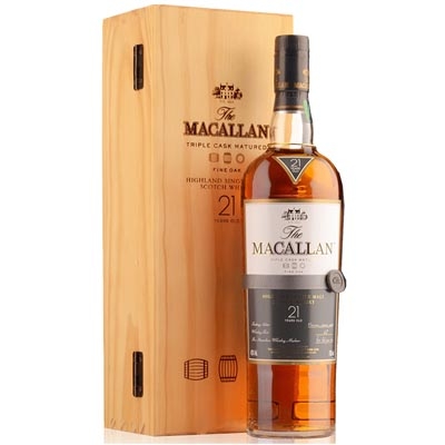 麥卡倫21年黃金三桶單一麥芽蘇格蘭威士忌 Macallan 21YO Fine Oak Triple Cask Matured Highland Single Malt Scotch Whisky 700ml