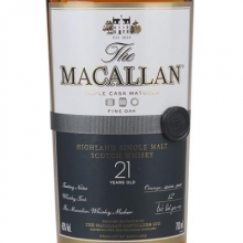 麥卡倫21年黃金三桶單一麥芽蘇格蘭威士忌 Macallan 21YO Fine Oak Triple Cask Matured Highland Single Malt Scotch Whisky 700ml
