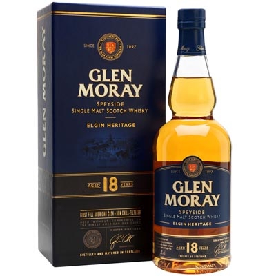 格蘭莫雷埃爾金傳承18年單一麥芽蘇格蘭威士忌 Glen Moray Elgin Heritage Aged 18 Years Speyside Single Malt Scotch Whisky 700ml