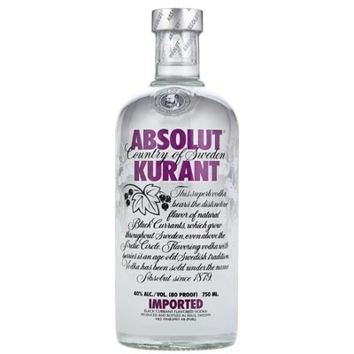 絕對(duì)黑加侖味伏特加 Absolut Kurant Vodka 700ml