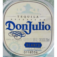 唐胡里奧珍藏銀標(biāo)龍舌蘭酒 Don Julio Blanco Tequila 750ml