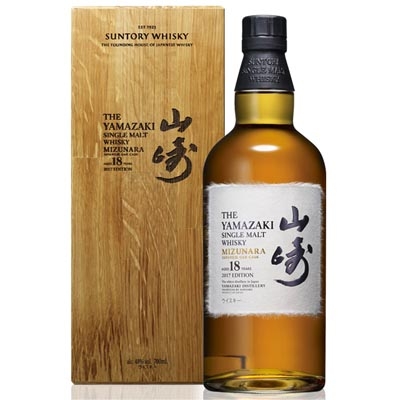 山崎18年水楢桶2017年限定版單一麥芽日本威士忌 The Yamazaki  Aged 18 Years Mizunara 2017 Edition Single Malt Japanese Whisky 700ml