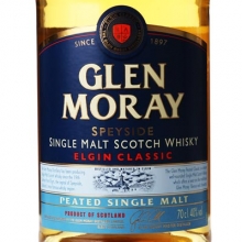 格蘭莫雷埃爾金經(jīng)典泥煤單一麥芽蘇格蘭威士忌 Glen Moray Elgin Classic Peated Single Malt Scotch Whisky 700ml
