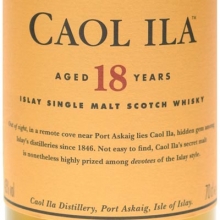 卡爾里拉18年單一麥蘇格蘭芽威士忌 Caol Ila Aged 18 Years Islay Single Malt Scotch Whisky 700ml