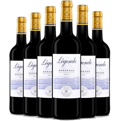 拉菲傳奇波爾多法定產(chǎn)區(qū)干紅葡萄酒 Lafite Legende 750ml