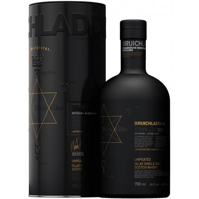 布赫拉迪星圖6.1版單一麥芽蘇格蘭威士忌 Bruichladdich Black Art 6.1 26 Year Old Unpeated Islay Single Malt Scotch Whisky 700ml