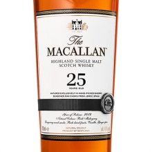 麥卡倫25年雪莉桶單一麥芽蘇格蘭威士忌 Macallan 25YO Sherry Oak Highland Single Malt Scotch Whisky 700ml