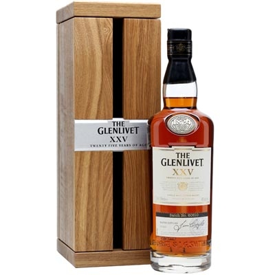 格蘭威特25年單一麥芽蘇格蘭威士忌 Glenlivet XXV 25 Years of Age Single Malt Scotch Whisky 700ml