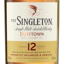 蘇格登達(dá)夫鎮(zhèn)12年單一麥芽蘇格蘭威士忌 The Singleton of Dufftown 12 Year Old Single Malt Scotch Whisky 700ml