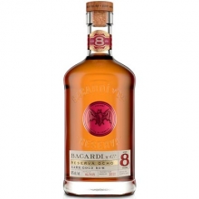 百加得8年黑朗姆酒 Bacardi 8 Year Old Carta Ocho 750ml