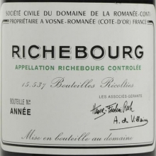 羅曼尼康帝酒莊李奇堡特級園干紅葡萄酒 Domaine de la Romanee-Conti Richebourg Grand Cru 750ml