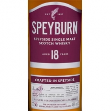 盛貝本18年單一麥芽蘇格蘭威士忌 Speyburn 18 Year Old Single Malt Scotch Whisky 700ml