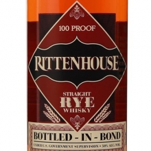 瑞頓房100美制酒度黑麥威士忌 Rittenhouse 100 Proof Straight Rye Whiskey 750ml