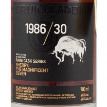 布赫拉迪1986/30年七子爭輝單一麥芽蘇格蘭威士忌 Bruichladdich Rare Cask Series 1986/30 The Magnificent Seven Single Malt Scotch Whisky 700ml