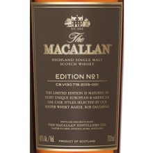 麥卡倫限量版單一麥芽蘇格蘭威士忌第一版 Macallan Edition No.1 Highland Single Malt Scotch Whisky 700ml