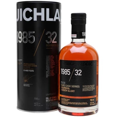 布赫拉迪1985/32年迷之榮耀單一麥芽蘇格蘭威士忌 Bruichladdich Rare Cask Series 1985/32 Hidden Glory Single Malt Scotch Whisky 700ml
