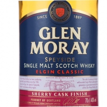 格蘭莫雷雪莉桶單一麥芽蘇格蘭威士忌 Glen Moray Sherry Cask Finish Speyside Single Malt Scotch Whisky 700ml