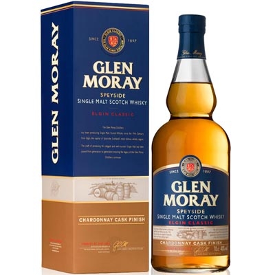 格蘭莫雷莎當(dāng)妮桶單一麥芽蘇格蘭威士忌 Glen Moray Chardonnay Cask Finish Speyside Single Malt Scotch Whisky 700ml